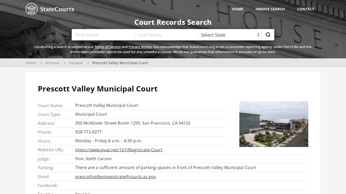 Prescott Valley Municipal Court - State Courts